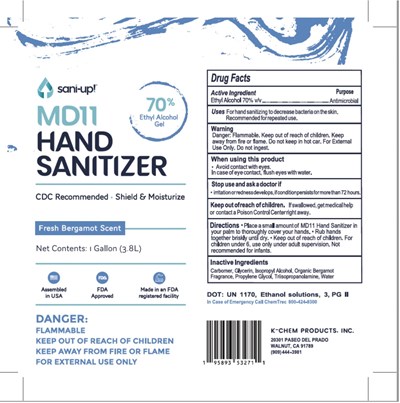 Image Description (Md 11 Hand Sanitizer 4x1 Box)